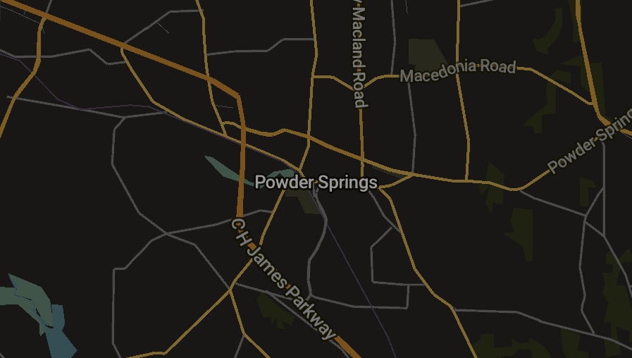 Map of Powder Springs, GA